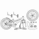 vidaXL Kinderfiets 12 Inch voor 2-4 jaar oud Lichtgroen