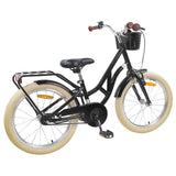 vidaXL Kids' Bike 20 Inch for 6-11 years old Black