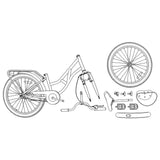 vidaXL Kids' Bike 20 Inch for 6-11 years old Black