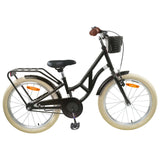vidaXL Kids' Bike 20 Inch for 6-11 years old Black