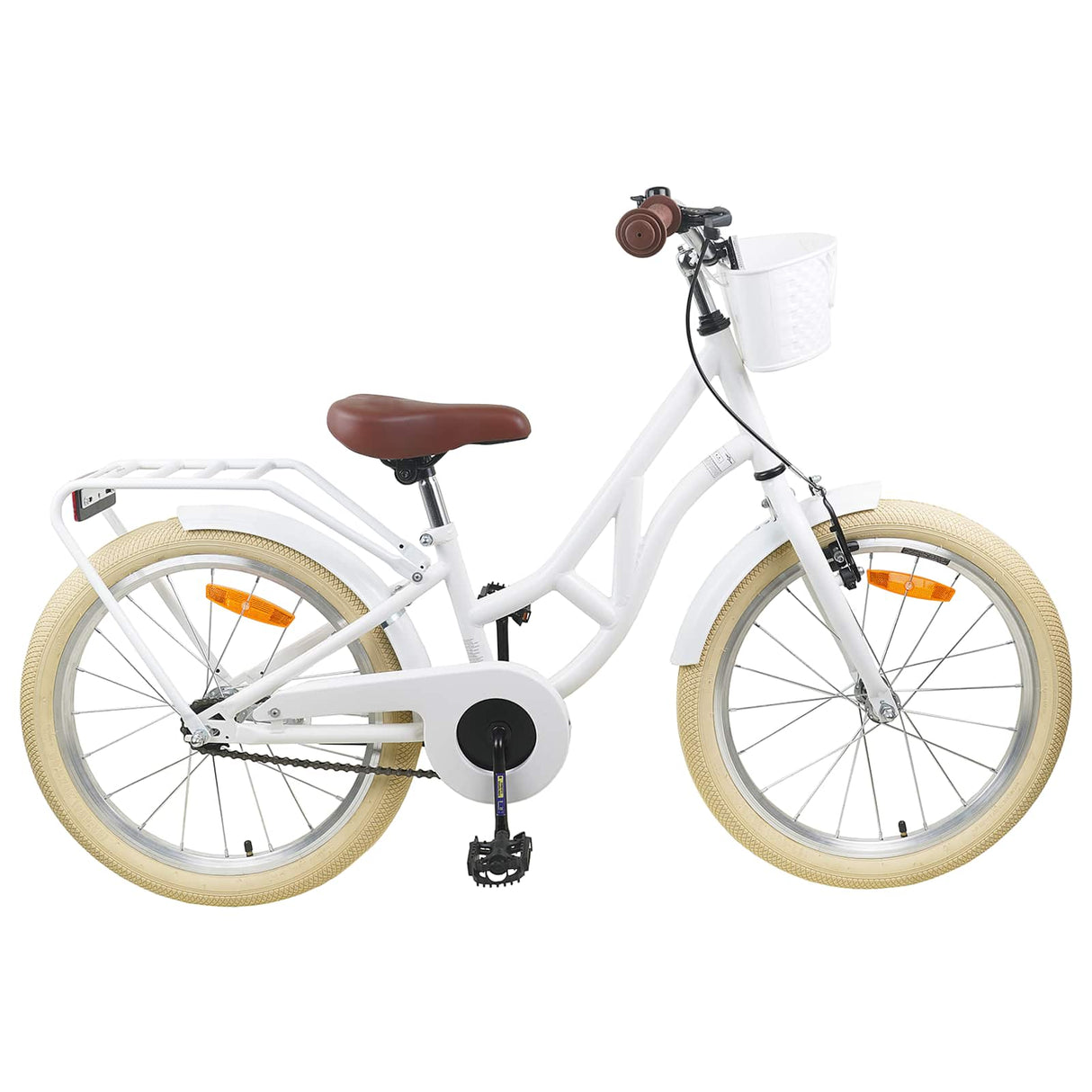 vidaXL Kids' Bike 20 Inch for 6-11 years old Black