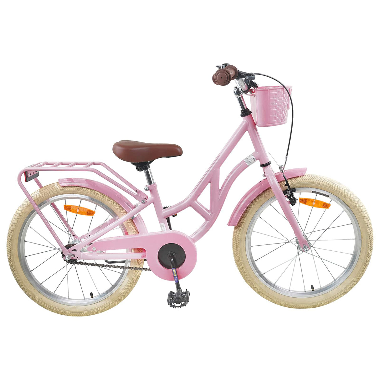 vidaXL Kids' Bike 20 Inch for 6-11 years old Black