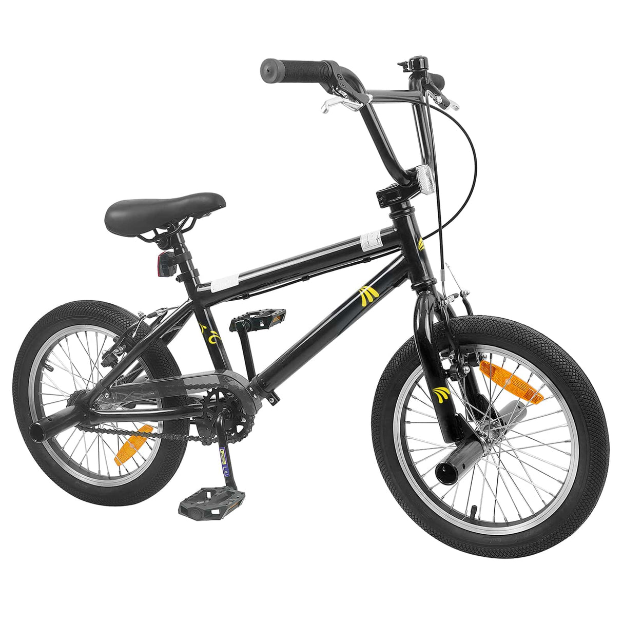 vidaXL BMX Bike 20 Inch for Children Aged 9+ Black