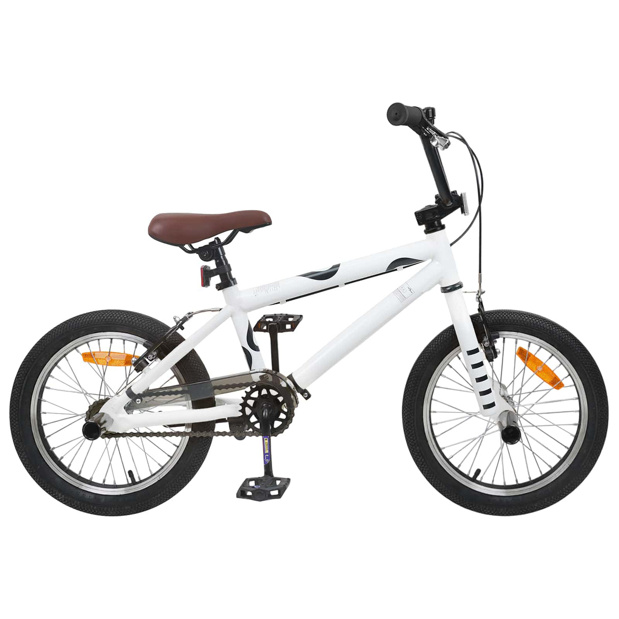 vidaXL BMX Bike 20 Inch for Children Aged 9+ Black