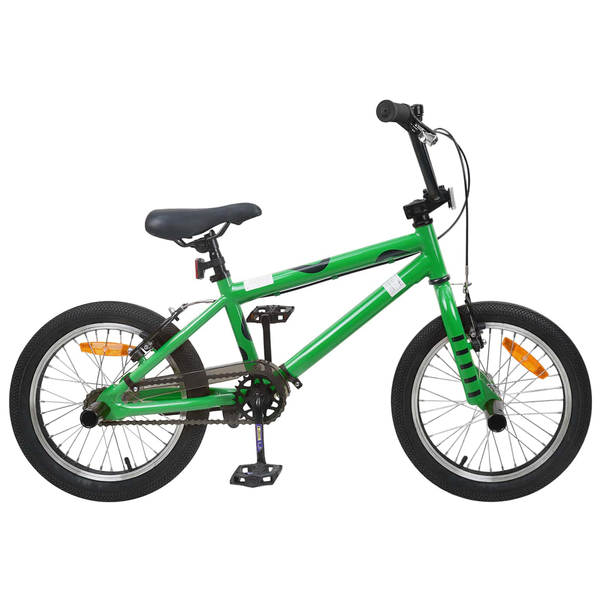 vidaXL BMX Bike 20 Inch for Children Aged 9+ Black