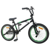 vidaXL BMX Fiets 20 Inch voor kinderen ouder dan 9 jaar Zwart