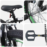vidaXL BMX Fiets 20 Inch voor kinderen ouder dan 9 jaar Zwart