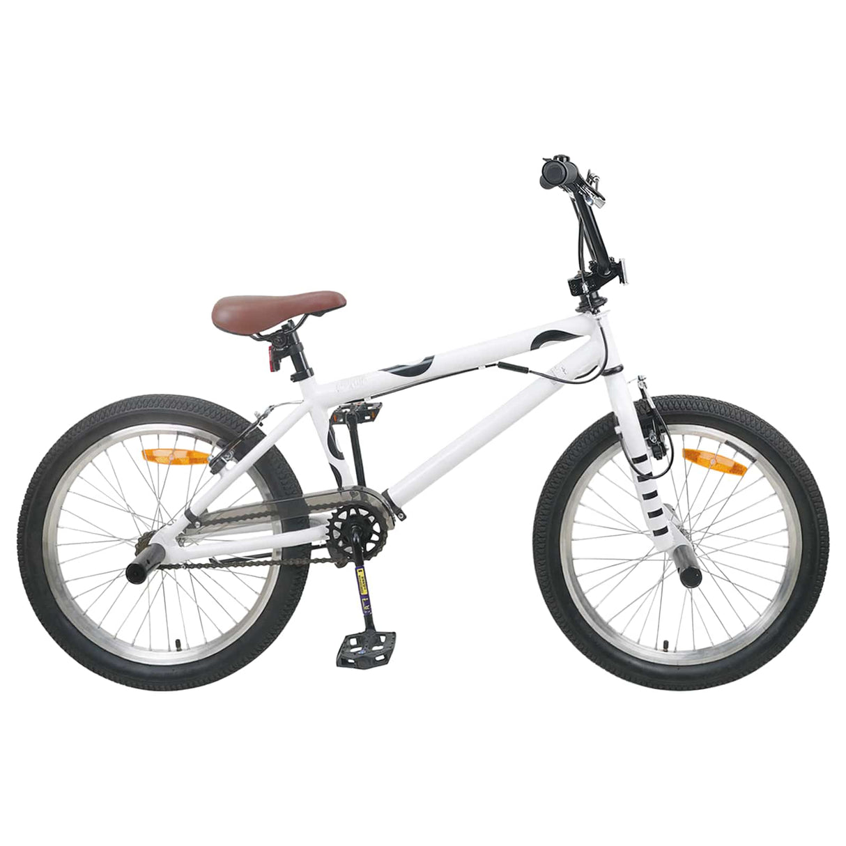 vidaXL BMX Fiets 20 Inch voor kinderen ouder dan 9 jaar Zwart