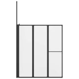 vidaXL Douchescherm Wit 120 x 70 x 137 cm Aluminium