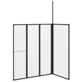 vidaXL Douchescherm Wit 120 x 70 x 137 cm Aluminium