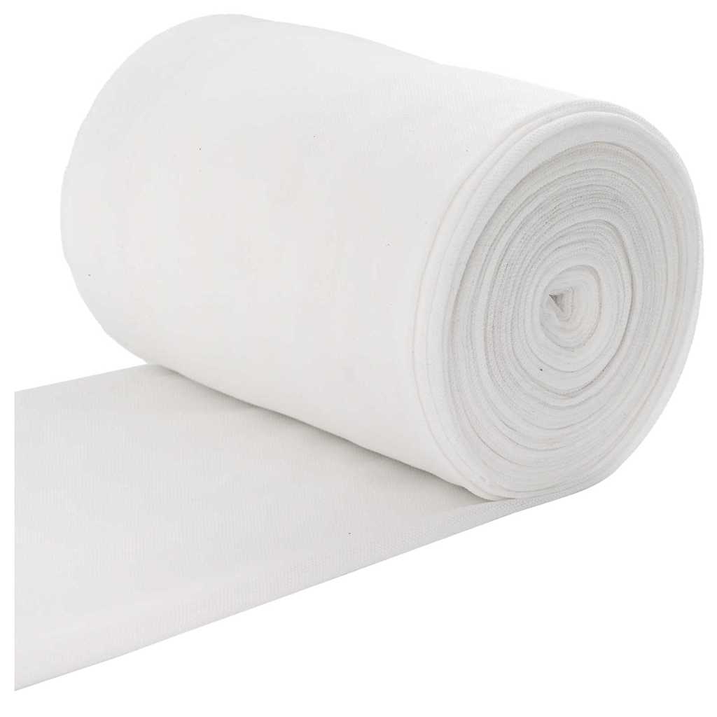 vidaXL Afvoerbuis Wit 16 x 2000 cm Stof