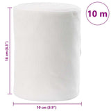 vidaXL Afvoerbuis Wit 16 x 2000 cm Stof