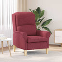 vidaXL Armchair Light Grey Fabric