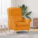 vidaXL Armchair Light Grey Fabric