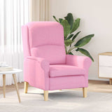 vidaXL Armchair Light Grey Fabric