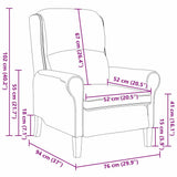 vidaXL Fauteuil Lichtgrijs Zachte Sherpa-stof
