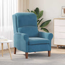 vidaXL Armchair Blue Velvet