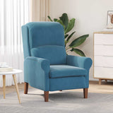 vidaXL Armchair Blue Velvet