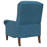vidaXL Armchair Blue Velvet