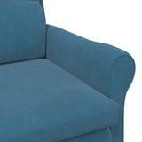 vidaXL Armchair Blue Velvet