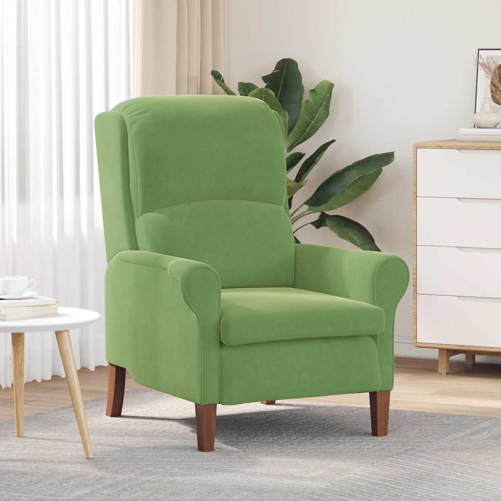 vidaXL Armchair Blue Velvet