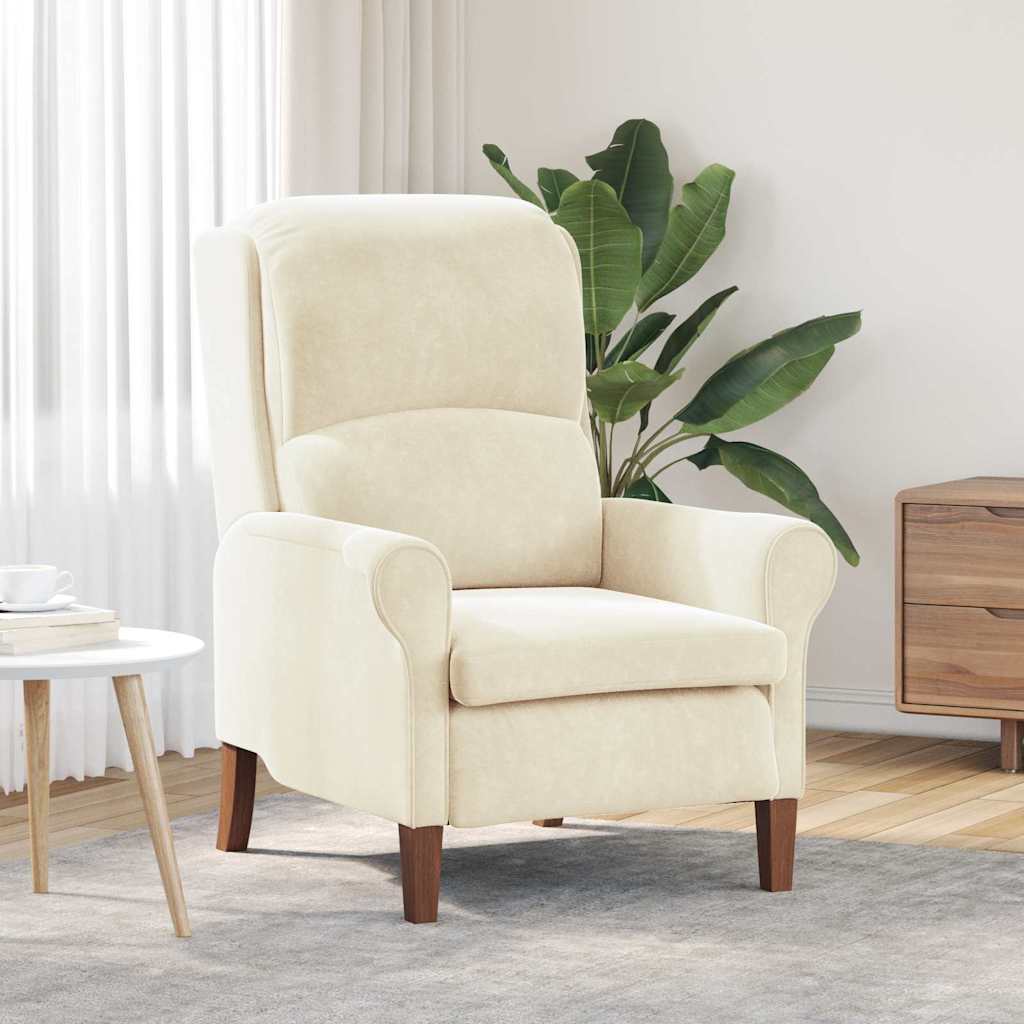 vidaXL Armchair Blue Velvet