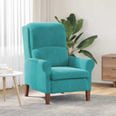 vidaXL Armchair Blue Velvet