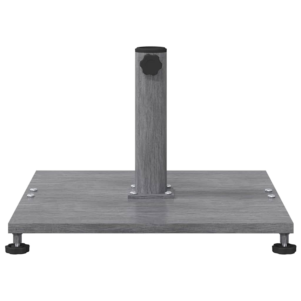 vidaXL Parasol Base Dark Grey Wooden Look 45 x 45 x 31 cm