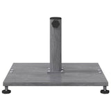 vidaXL Parasol Base Dark Grey Wooden Look 45 x 45 x 31 cm