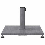 vidaXL Parasol Base Dark Grey Wooden Look 45 x 45 x 31 cm