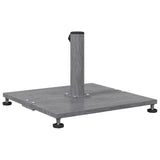 vidaXL Parasol Base Dark Grey Wooden Look 45 x 45 x 31 cm
