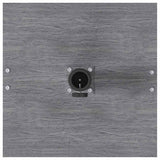 vidaXL Parasol Base Dark Grey Wooden Look 45 x 45 x 31 cm
