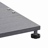 vidaXL Parasol Base Dark Grey Wooden Look 45 x 45 x 31 cm