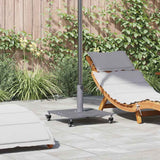 vidaXL Parasol Base Dark Grey Wooden Look 45 x 45 x 31 cm