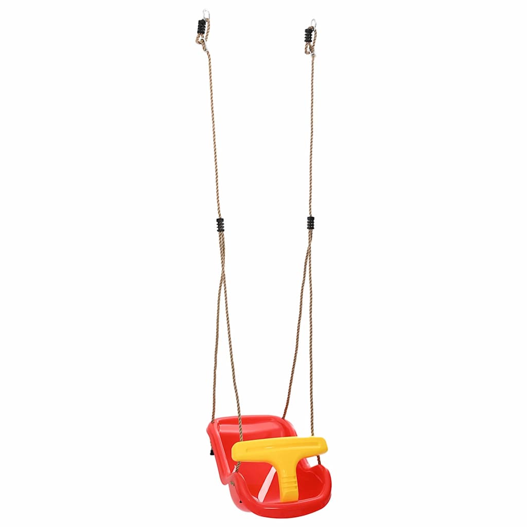 vidaXL Babyschommel 2 pcs Rood 36 x 43 x 42 cm Kunststof