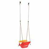 vidaXL Babyschommel 2 pcs Rood 36 x 43 x 42 cm Kunststof