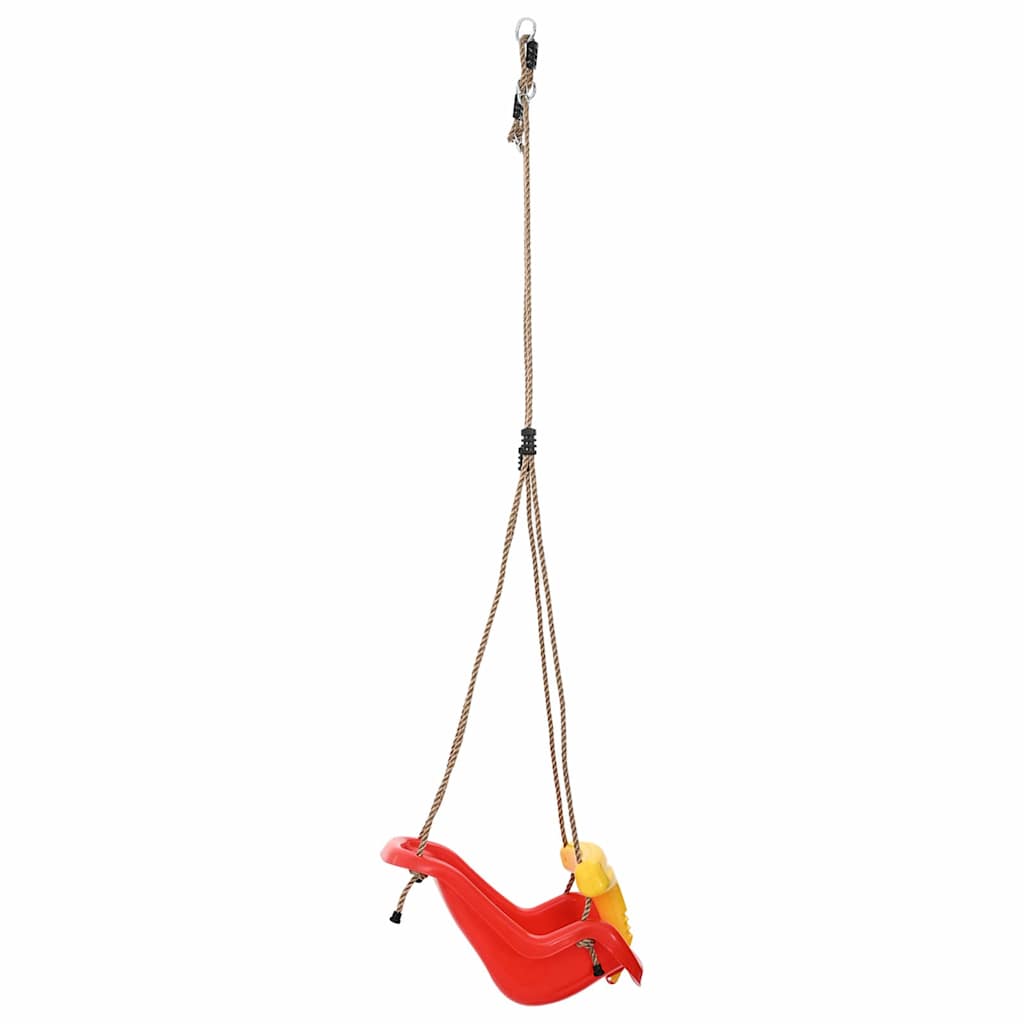 vidaXL Babyschommel 2 pcs Rood 36 x 43 x 42 cm Kunststof