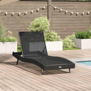 vidaXL Ligstoel 197 x 70 x 82 cm poly rattan