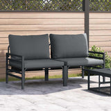 vidaXL Buiten Meubilair 2 pcs Antraciet 80 x 80 x 71 cm Staal