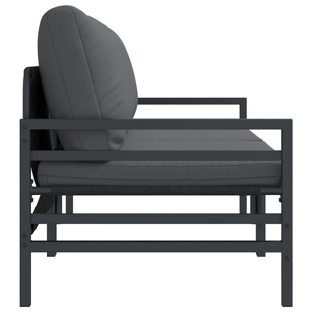 vidaXL Buiten Meubilair 2 pcs Antraciet 80 x 80 x 71 cm Staal