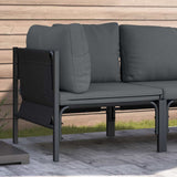 vidaXL Buiten Meubilair 2 pcs Antraciet 80 x 80 x 71 cm Staal