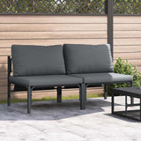 vidaXL Buiten Meubilair 2 pcs Antraciet 80 x 80 x 71 cm Staal