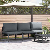 vidaXL Buiten Meubilair 2 pcs Antraciet 80 x 80 x 71 cm Staal