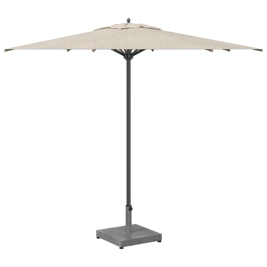 vidaXL Parasolvoet Donkergrijze Houtlook 45 x 45 x 31,5 cm
