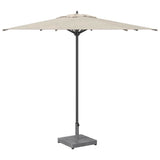 vidaXL Parasolvoet Donkergrijze Houtlook 45 x 45 x 31,5 cm
