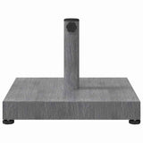 vidaXL Parasolvoet Donkergrijze Houtlook 45 x 45 x 31,5 cm