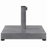 vidaXL Parasolvoet Donkergrijze Houtlook 45 x 45 x 31,5 cm
