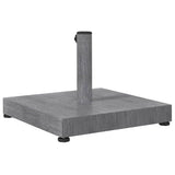 vidaXL Parasolvoet Donkergrijze Houtlook 45 x 45 x 31,5 cm