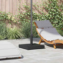 vidaXL Parasolvoet Donkergrijze Houtlook 45 x 45 x 31,5 cm