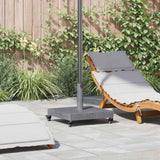 vidaXL Parasolvoet Donkergrijze Houtlook 45 x 45 x 31,5 cm